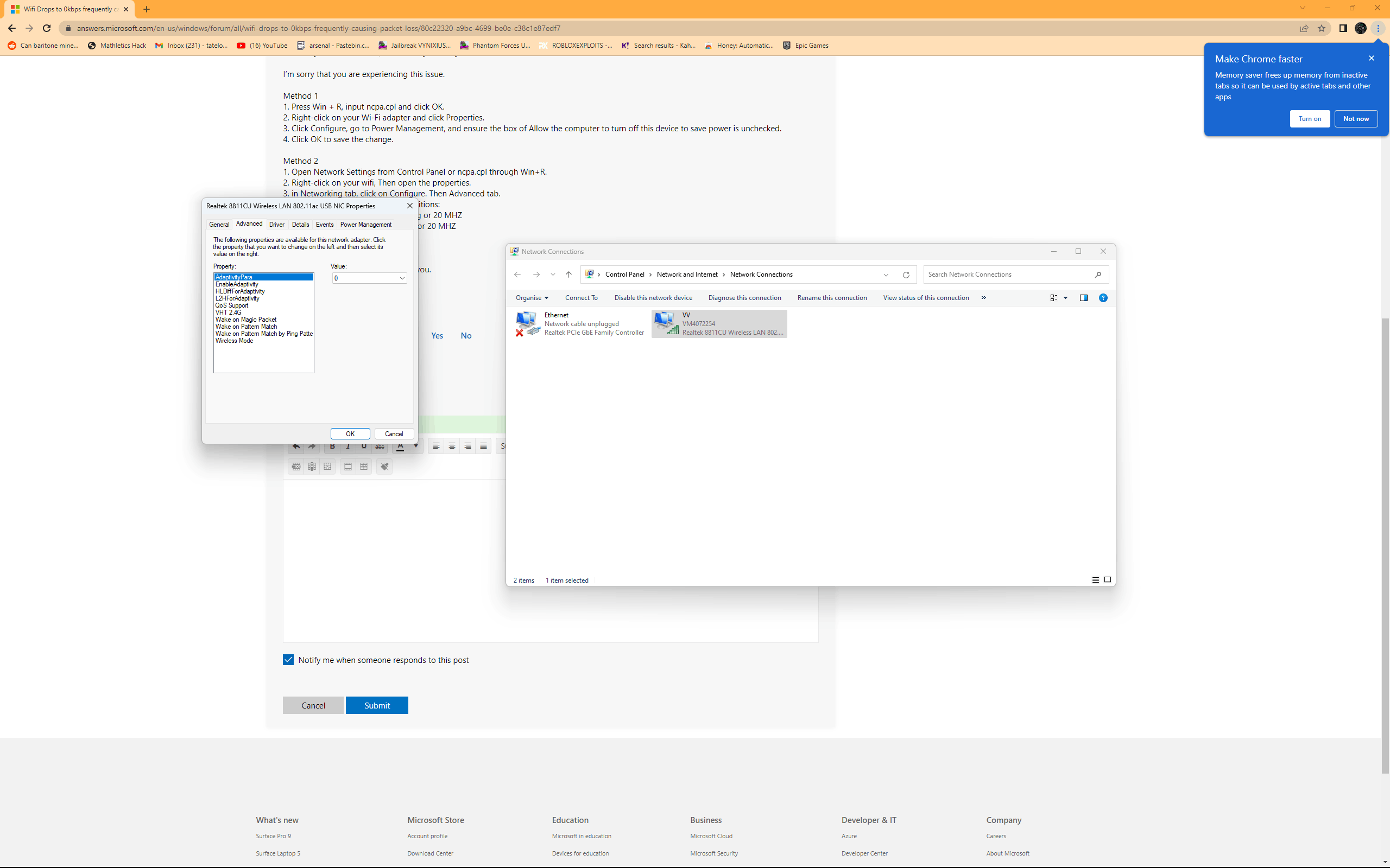 Wifi Drops To 0kbps Frequently Causing Packet Loss And Ping Spikes ...