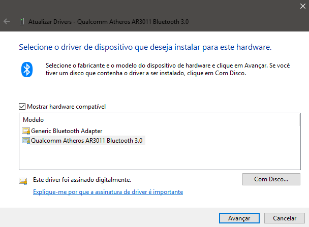 Drivers Atheros Bluetooth