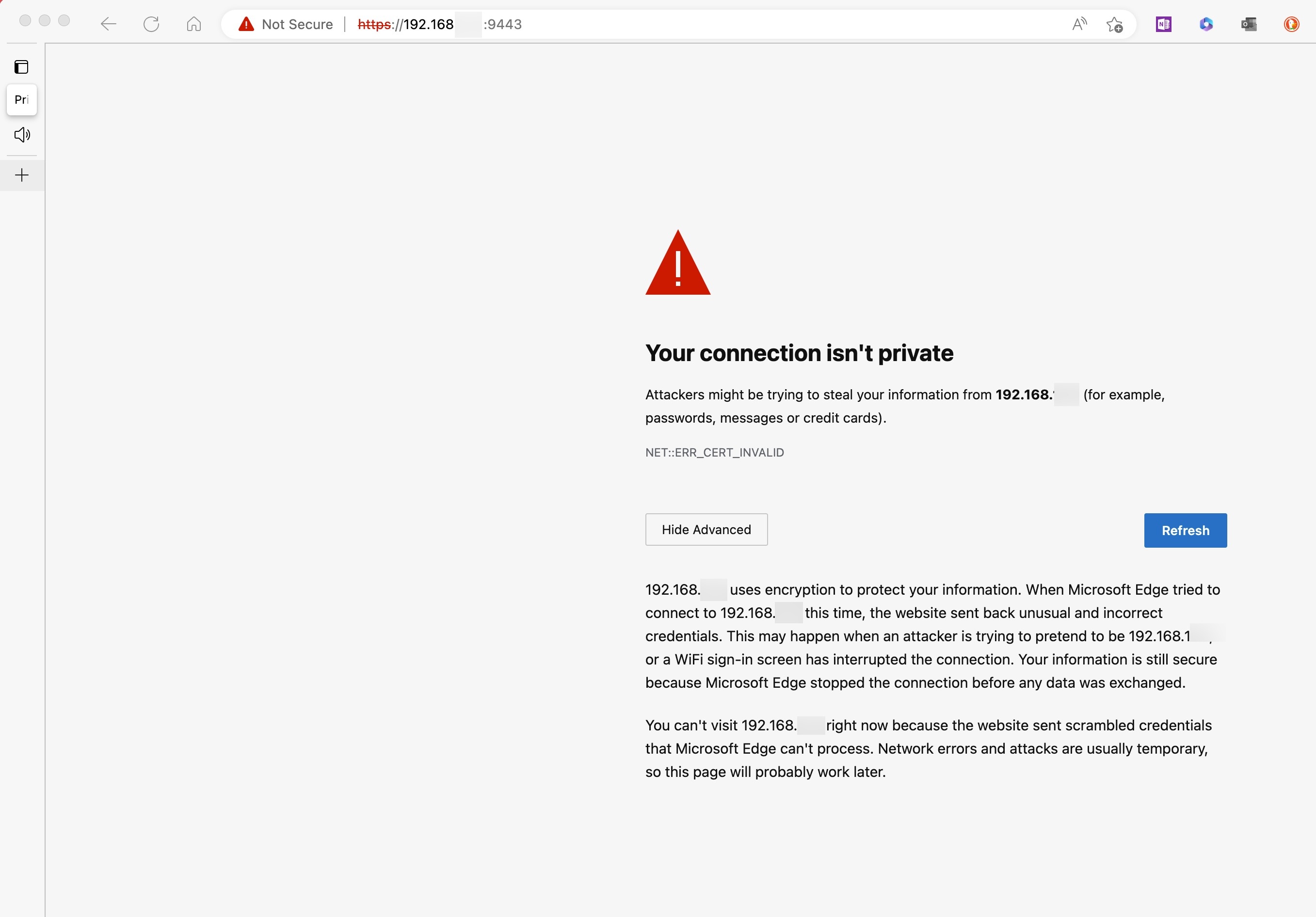Image Result For Problems Your Connection Is Not Private Microsoft Community