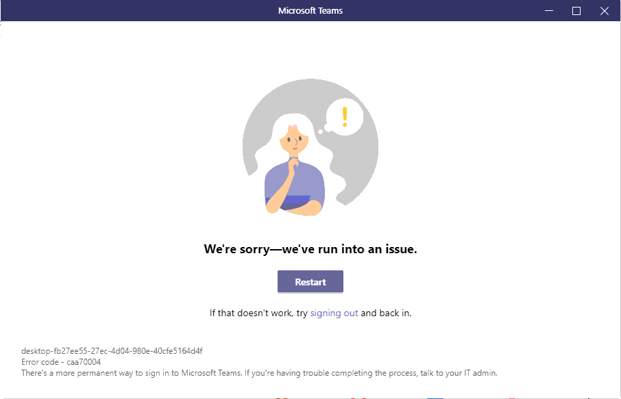 How to fix Microsoft Teams Login Issue? RSJ Knowledge Base