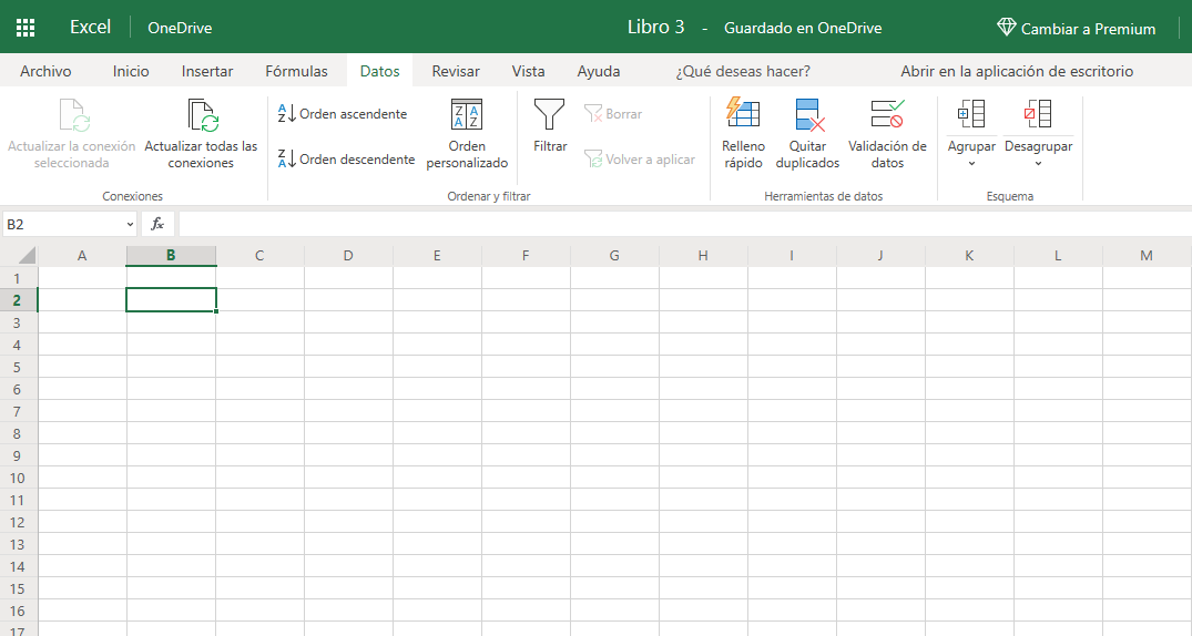 Extracción de una base de datos en Excel ≈ Office 2016 - Microsoft ...