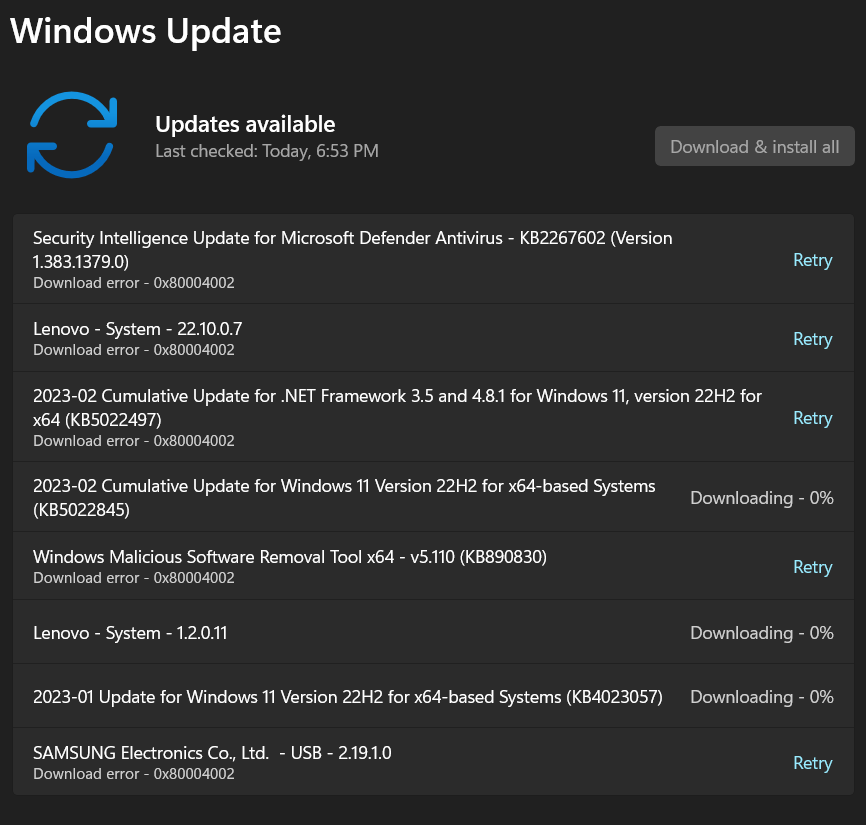 No Puedo Actualizar Nada En Windows 11 Microsoft Community 1932