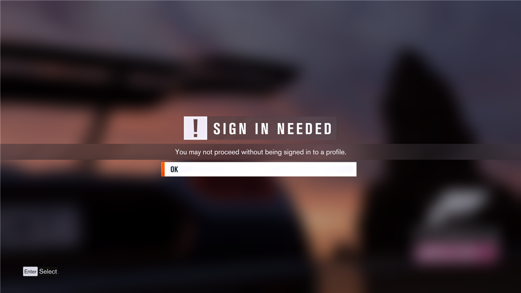 Can T Play Forza Horizon 3 For Sign In Problem Microsoft Community