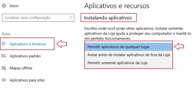 Não consigo trocar o local de instalação de novos apps / Não consigo -  Microsoft Community