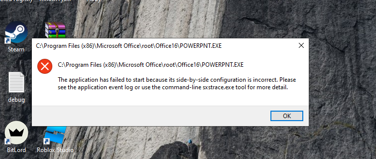 I cant open my Microsoft PowerPoint, Access and Excel because of a -  Microsoft Community