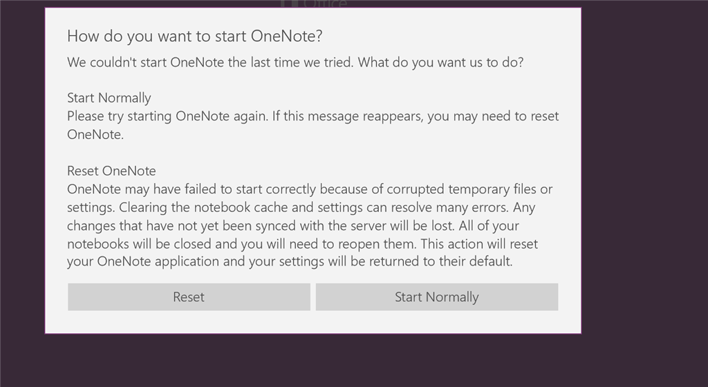 Lost Onenote Notebook