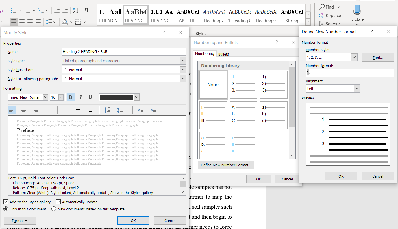 Modifying Headings For Automatic Numbering - Microsoft Community