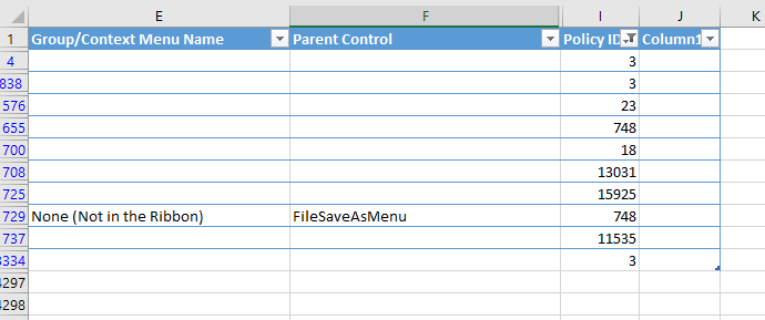 Templates to disable Items in User Interface for Office 2016 Plus ...