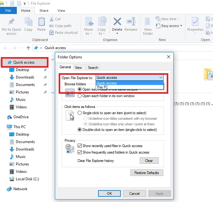 windows 10 file explorer left folder window keeps jumping to the ...