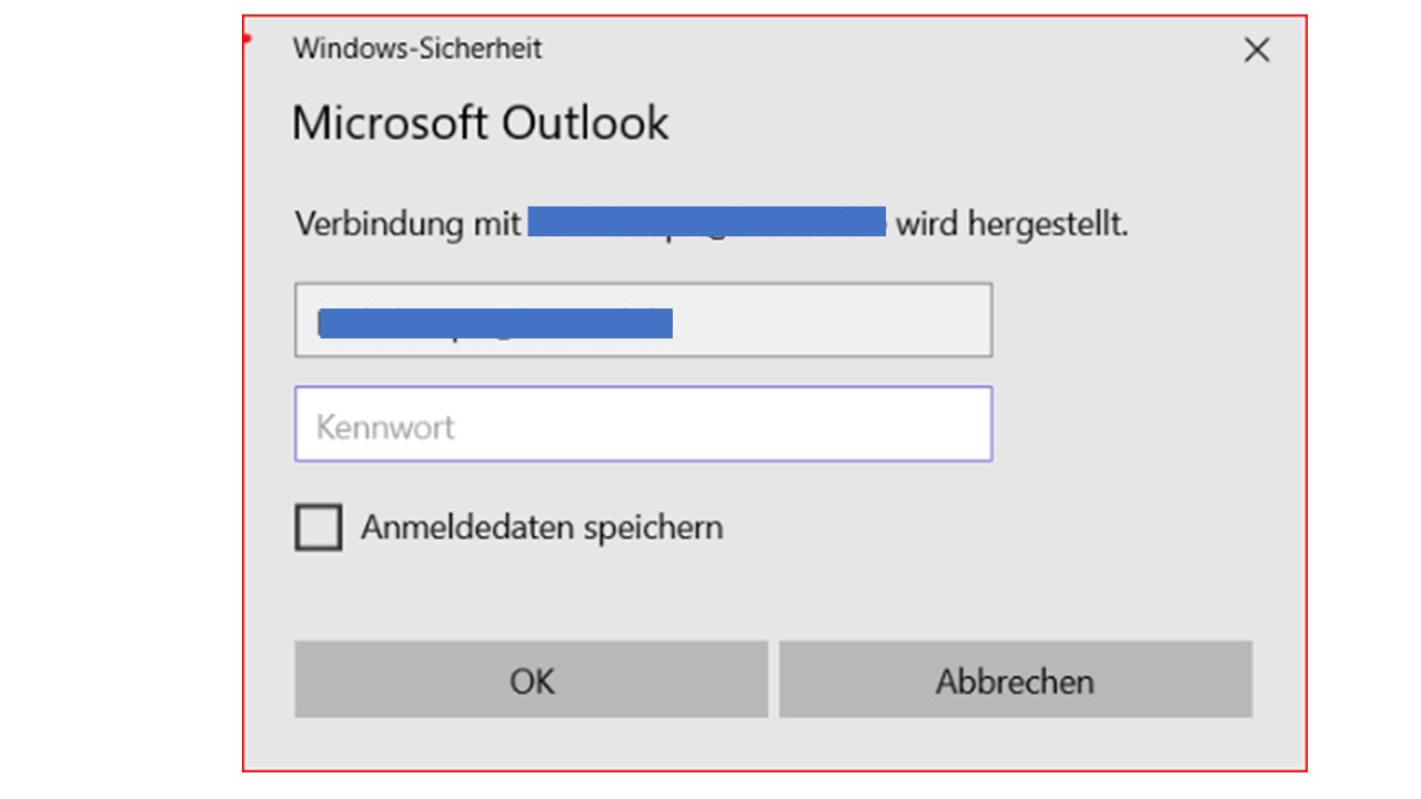 Microsoft Outlook - Benutzerprofil Und Kennwort Werden Immer Wieder Zu ...