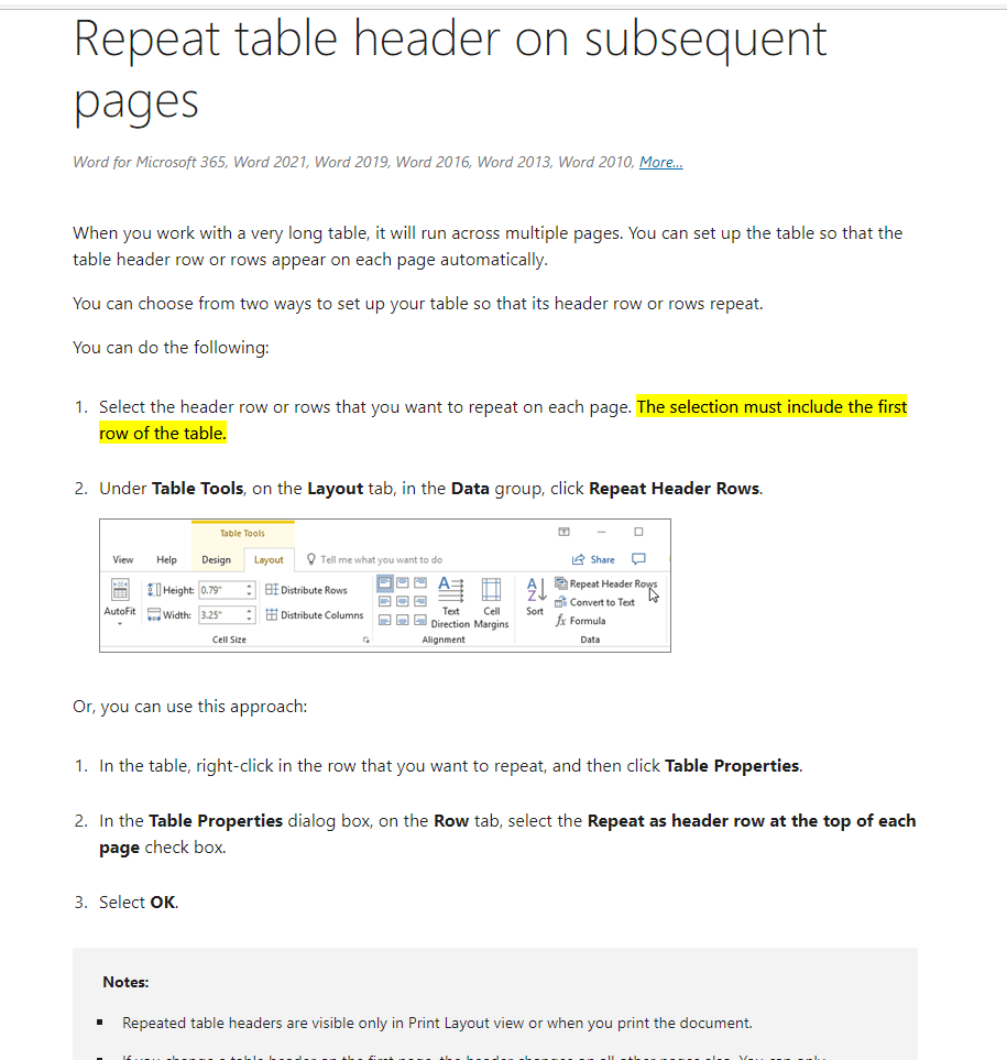 how-to-repeat-the-3rd-row-of-a-table-across-subsequent-pages