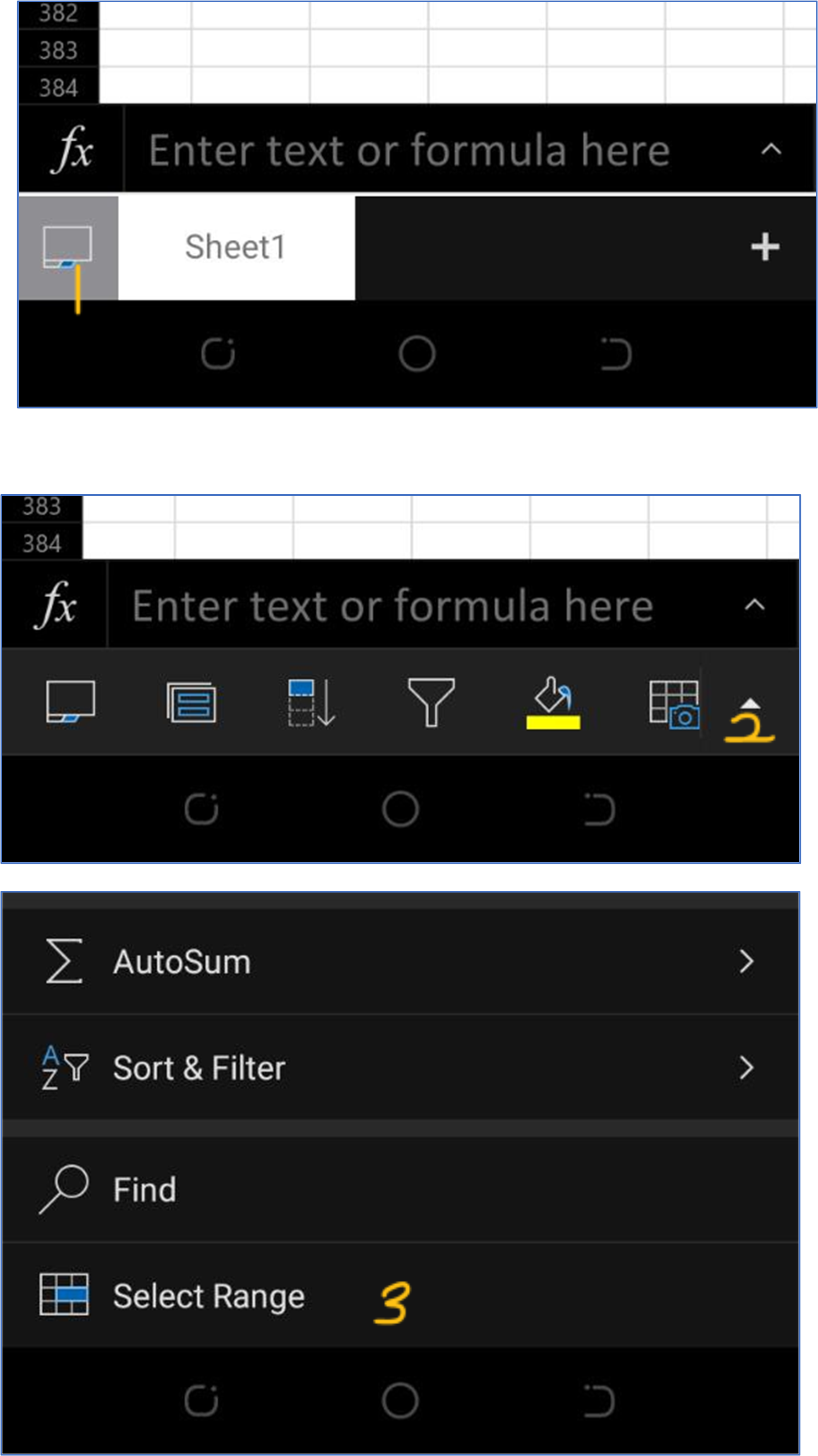 how-do-i-navigate-to-the-top-of-a-mobile-excel-spreadsheet-microsoft