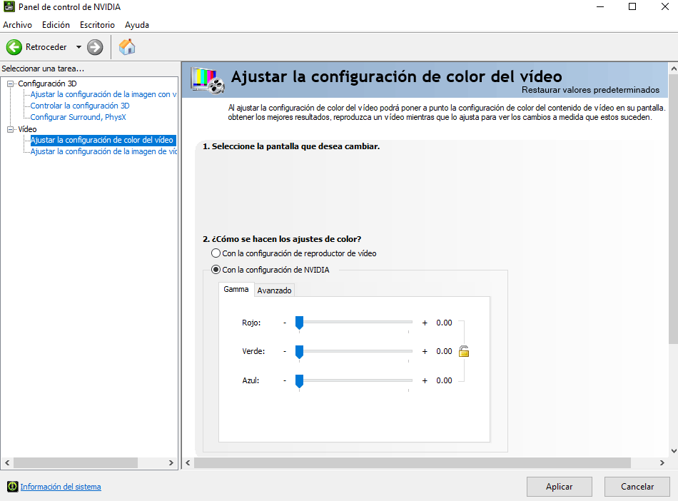 No abre panel 2025 de control nvidia