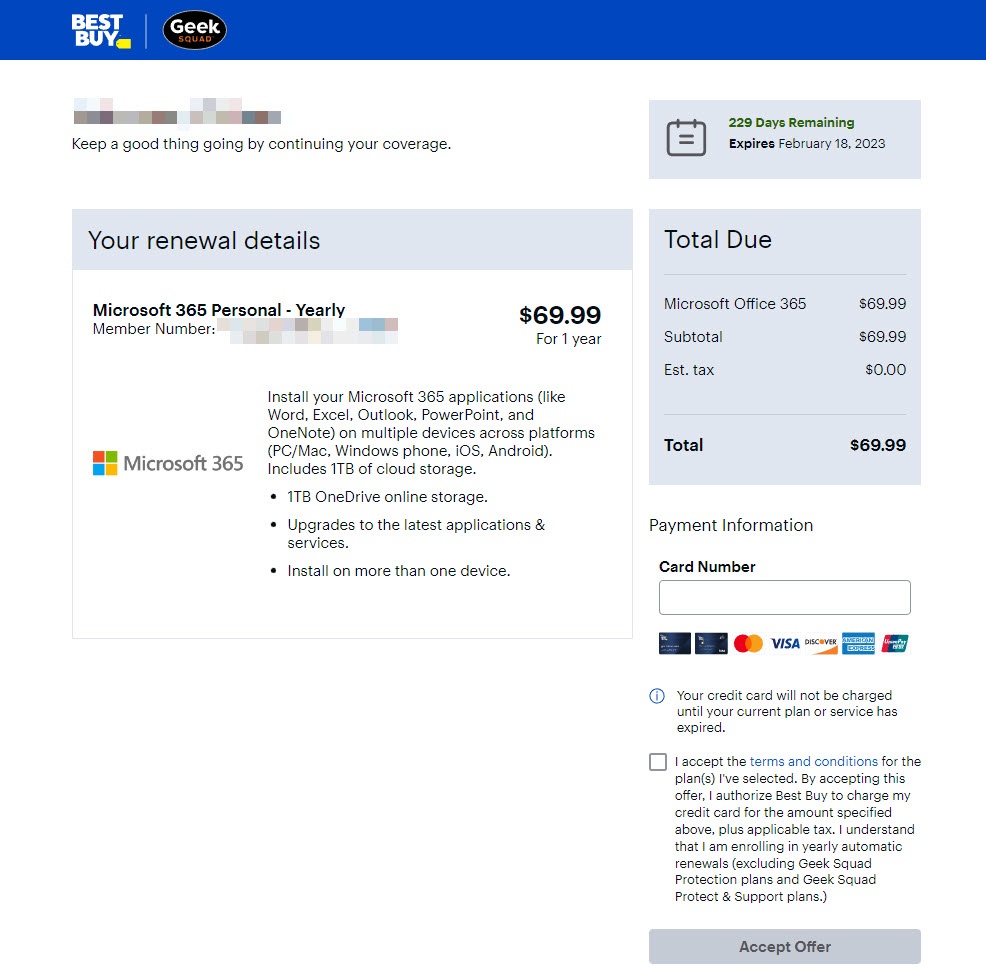 How do I cancel my Best Buy automatic renewal?