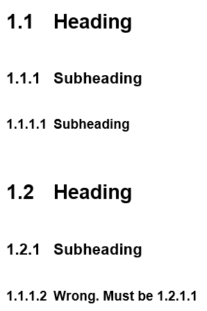 Multi-level Headings And Numbering - Microsoft Community