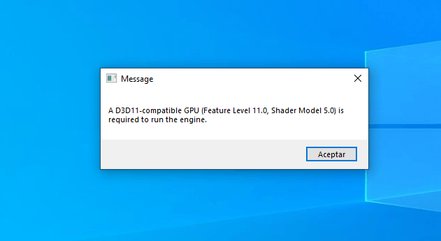 Tarjeta grafica 2025 compatible con d3d11