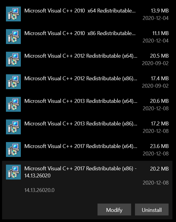 Failed Install of Microsoft Visual C++ Redistributable 2015 - Microsoft ...