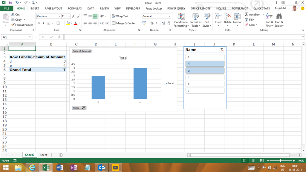 Excel 2013 Pivot Chart Report Filter Value 