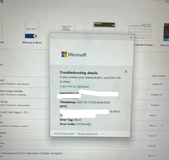 i try to open my school account - Microsoft Community