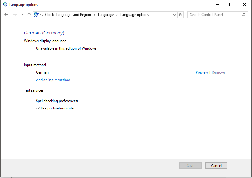 Adding Language To Windows 10 Single Language Microsoft Community