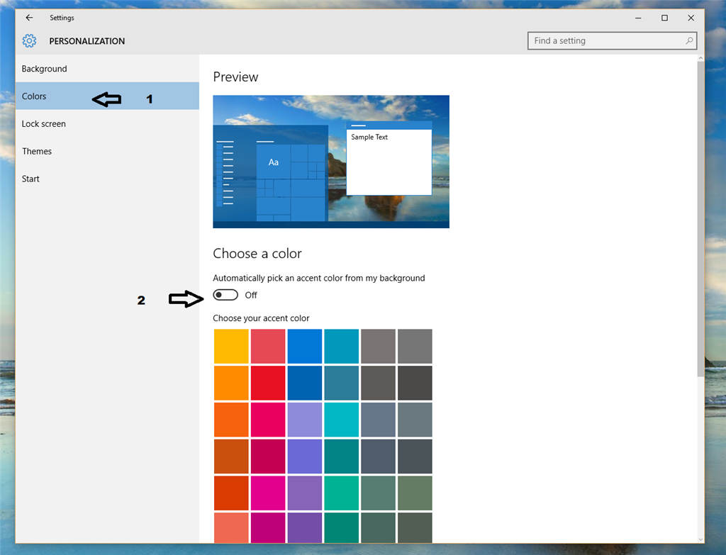 Change Application Background Color Window 10 Microsoft Community