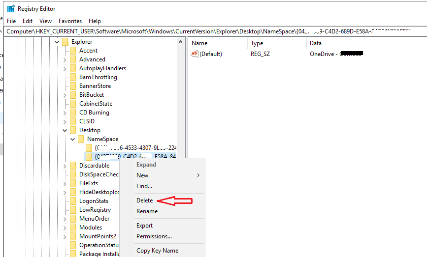 Corrupted Onedrive Link On Desktop Microsoft Community