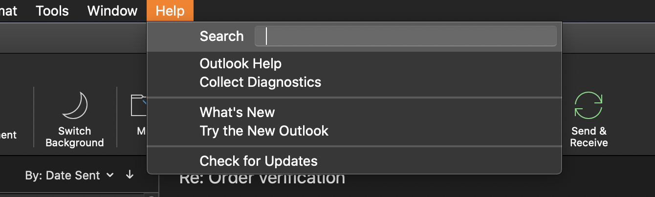 outlook for mac fails to update scrool