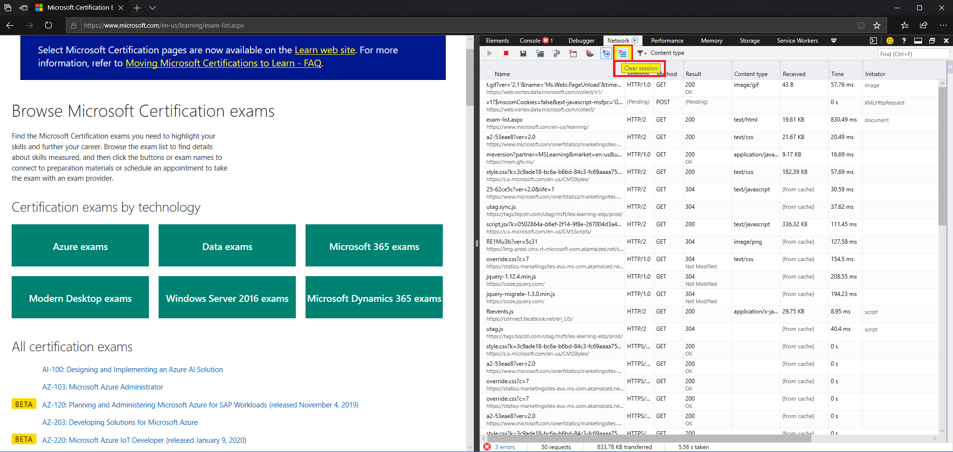 Microsoft Learning Dashboard - Can't Edit My Certification Profile ...