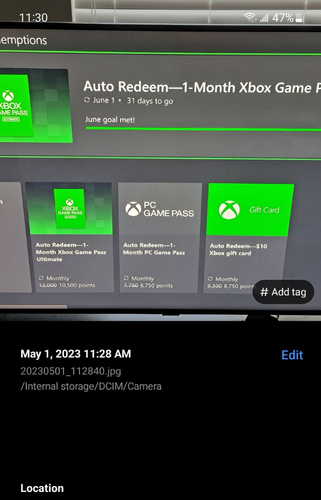 Auto Redeem 1 Month Xbox Game Pass Ultimate Did Not Redeem