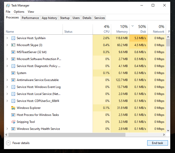 New PC Very Slow And 100% Disk Active Time - Microsoft Community