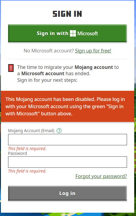 Minecraft post migration java account stolen due to the migration. -  Microsoft Community