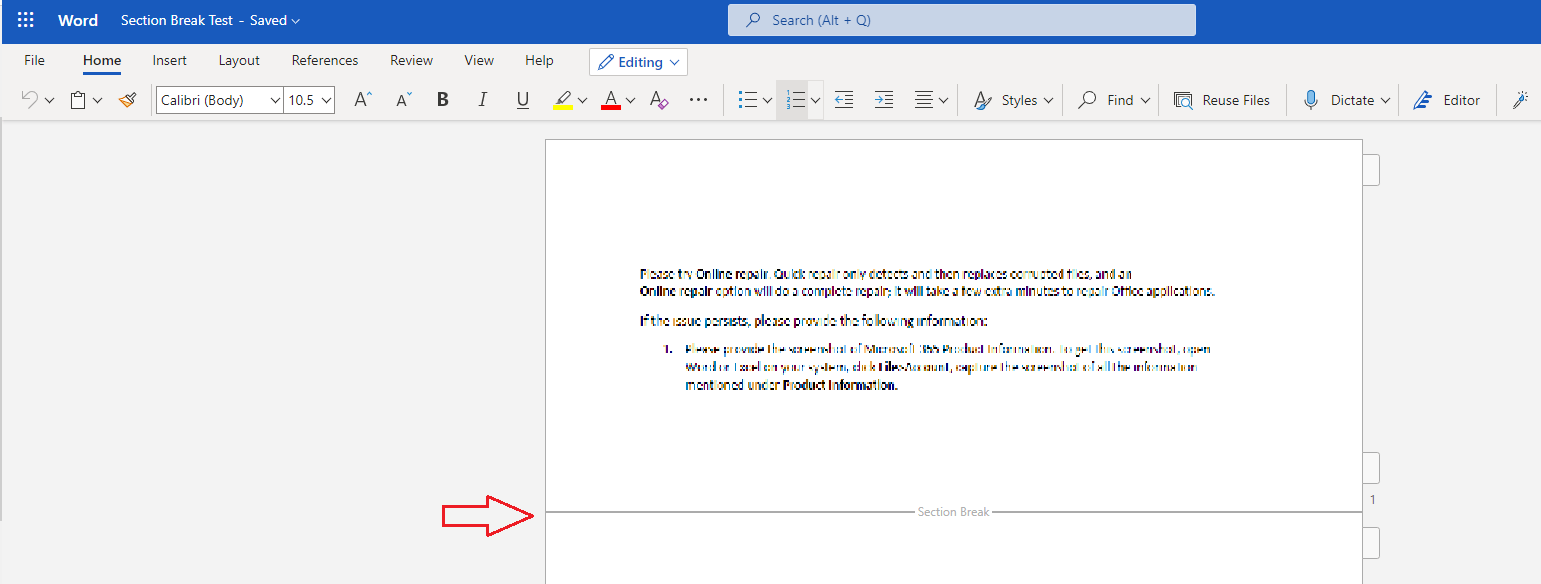 can-t-delete-or-even-select-section-breaks-in-office-365-microsoft