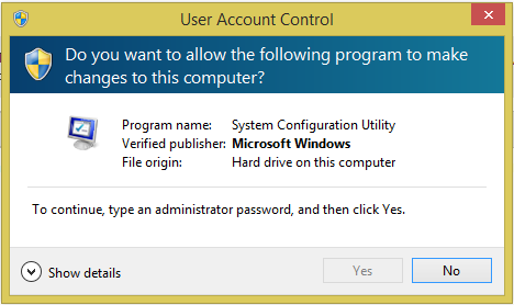 Administrator Yes Option Disabled Microsoft Community