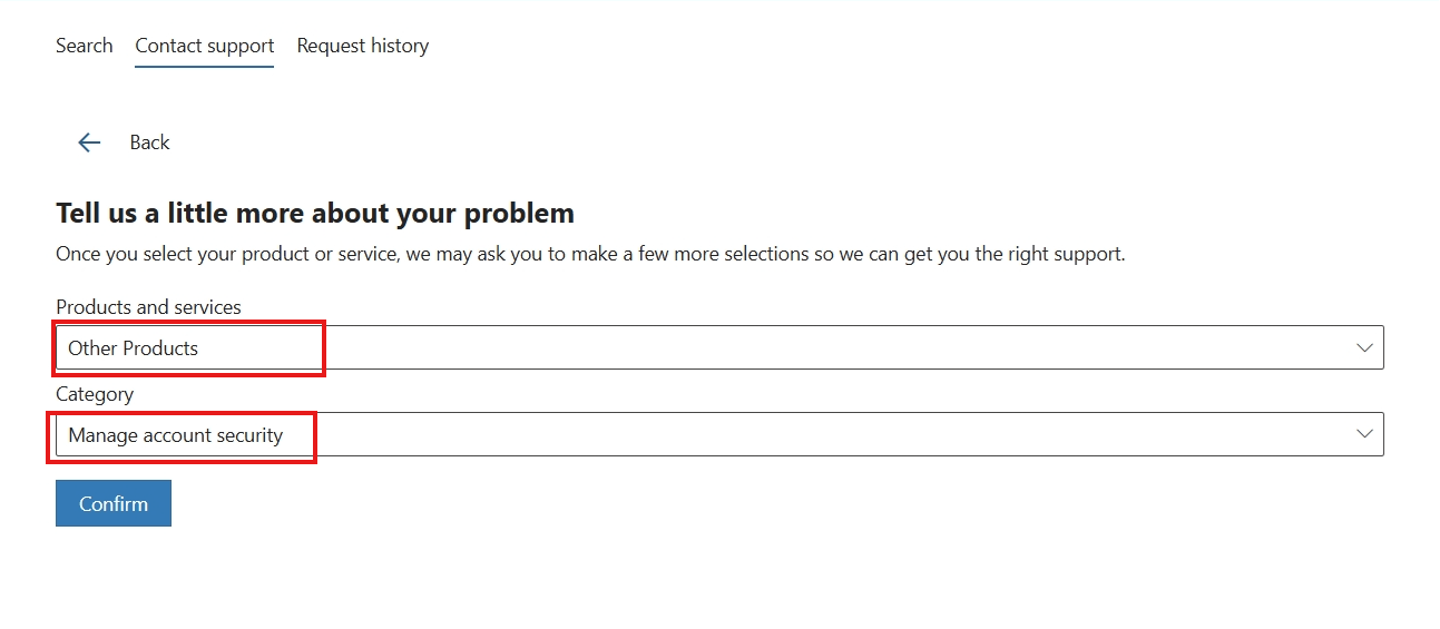 Contact Microsoft Customer Service