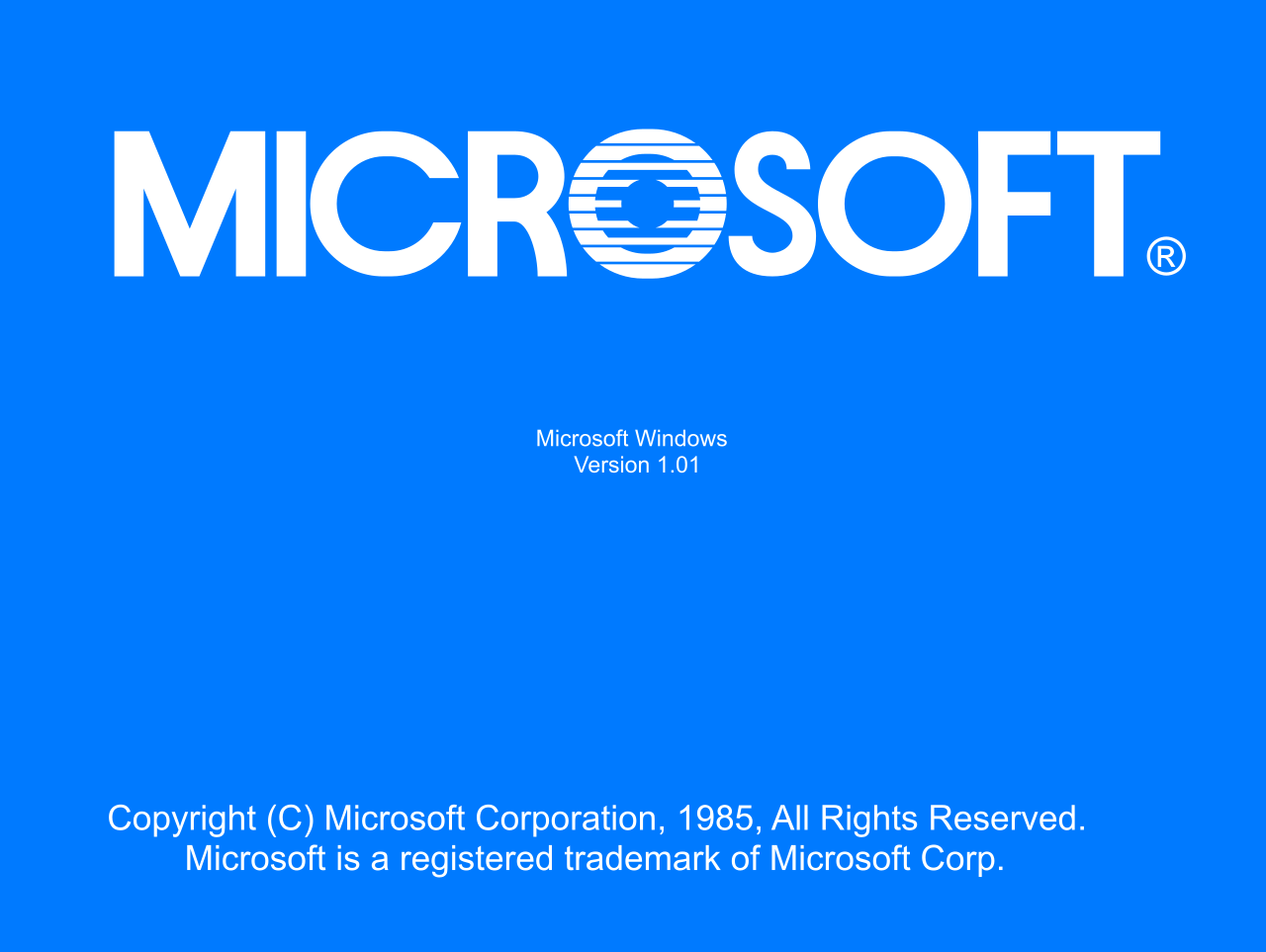 Windows 1.01 Logo - Microsoft Community