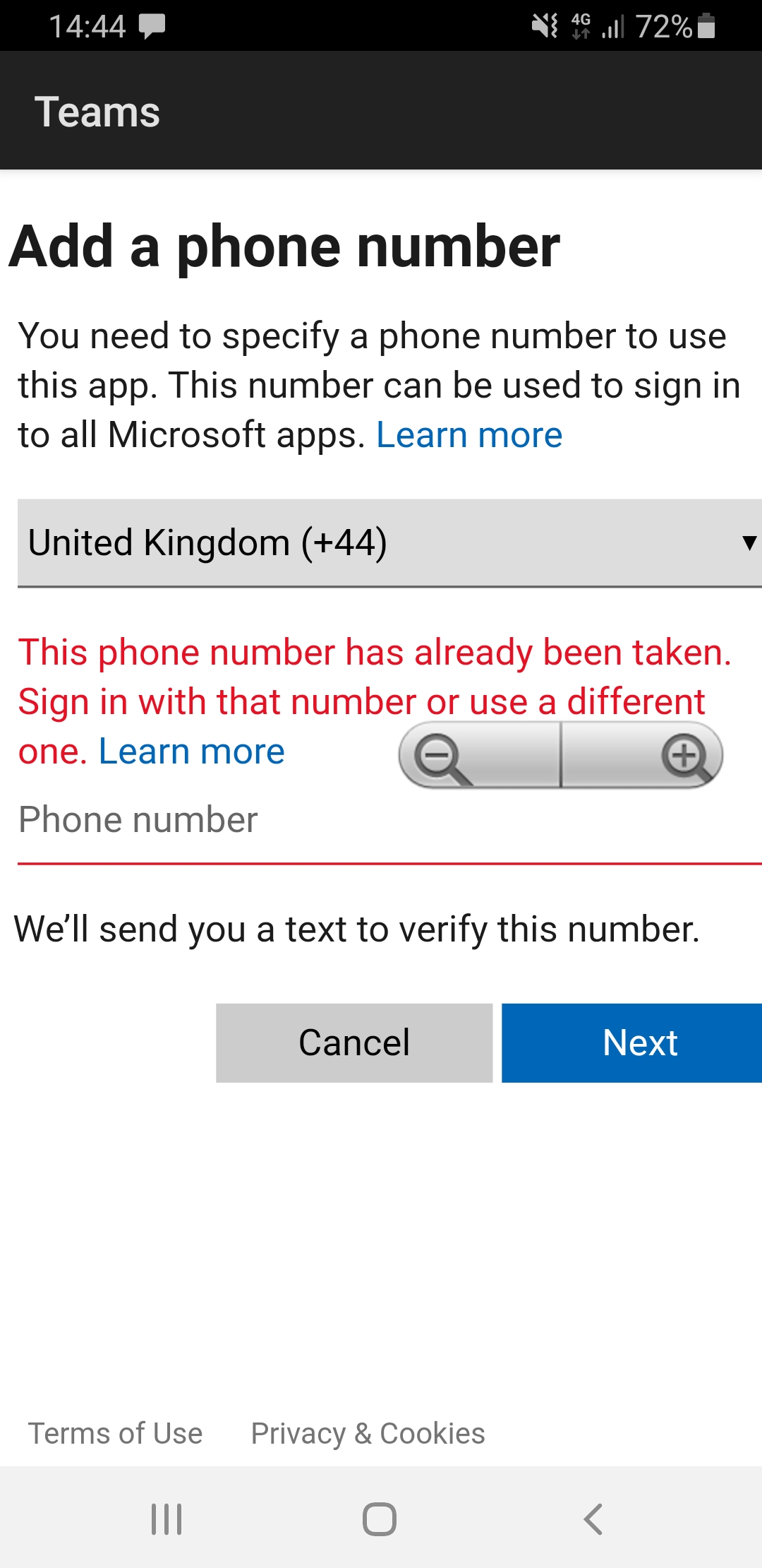 Phone Number Issues - Microsoft Community