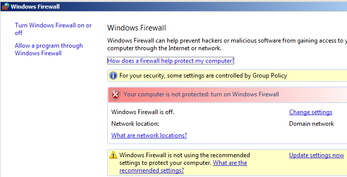 Add an exception to the windows firewall что это