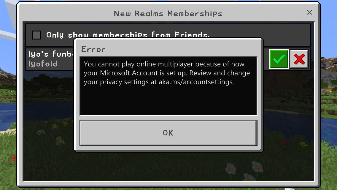 You cannot play online multiplayer because of how your Microsoft -  Microsoft Community