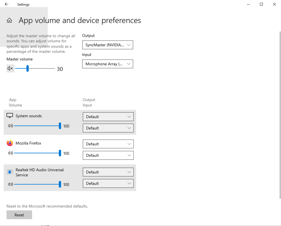 Randomly unable to mute/unmute audio output which is being passed ...