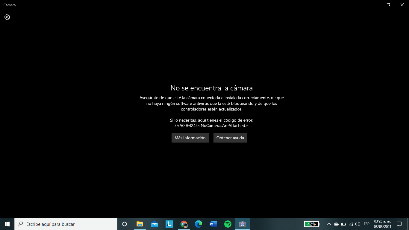 Mi laptop no reconoce la online camara web integrada windows 7