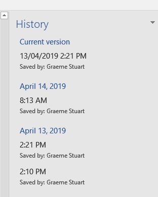 More Recent OneDrive Files In History Than The "current" Version ...