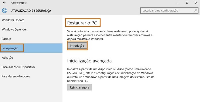 Restaurar o Windows 10 - Comunidade Microsoft