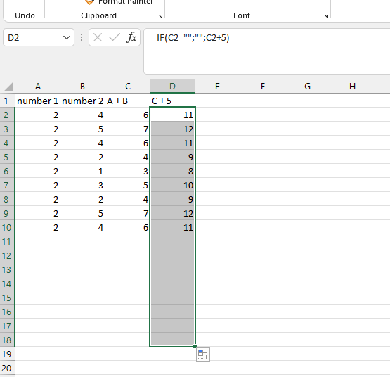 Auto Calculating A Formula To Another Row, Same Column - Microsoft 