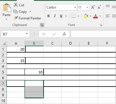 Row line or highlight appears after pressing Enter - Excel 2016 ...