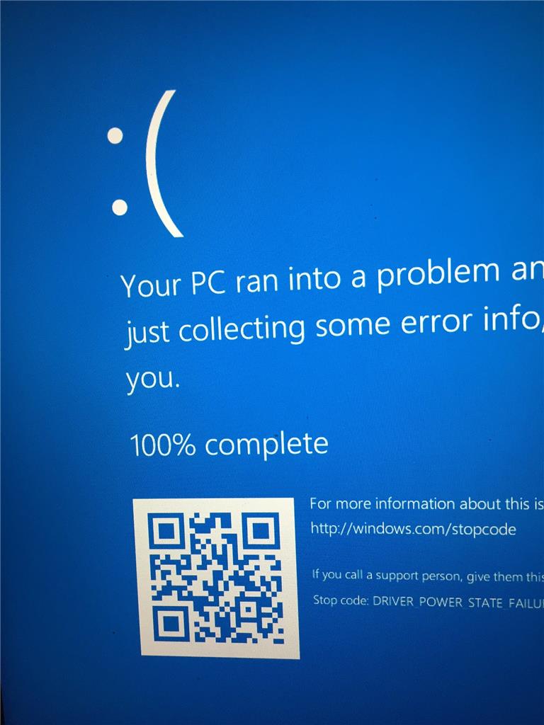 Ghost Image Of Blue Screen Error Has Permanently Appeared On The Microsoft Community