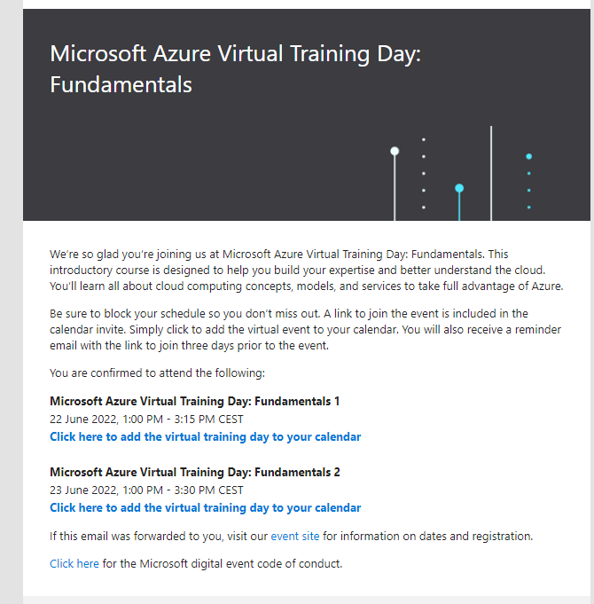 My AZ-900 Azure Fundamentals Exam Discount Code is not appearing ? -  Training, Certification, and Program Support