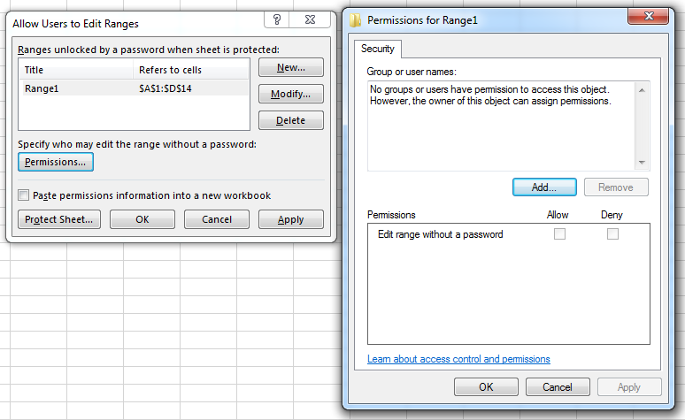 Excel Read Only Password Protect