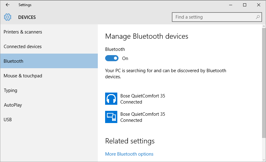 foran skære ned madras Bluetooth Disconnected in the Sound Playback Devices on windows 10 -  Microsoft Community