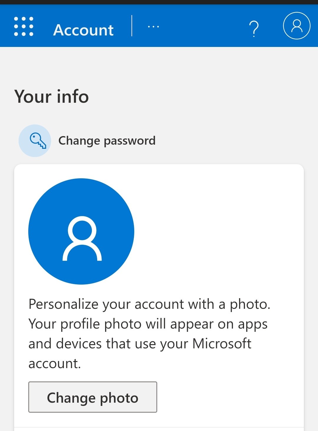 Change your profile photo - Microsoft Support