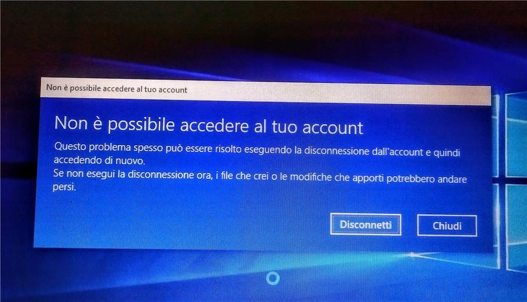 Non riesco ad accedere al mio account Windows 10 - Microsoft Community